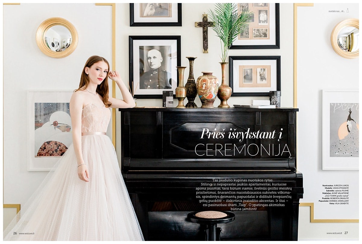 Žurnalo Vestuvės.lt pavasaris'22 viršelio fotosesija, Jurgita Lukos Photography, Fine Art vestuvių fotografė, Vestuvių Fotografe Kaune, Wedding photographer in Lithuania