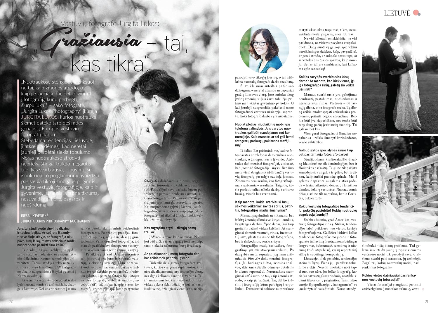 Interviu su vestuvių fotografe Jurgita Lukos